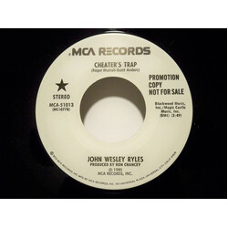 John Wesley Ryles Cheater's Trap USED VINYL 7INCH PROMO