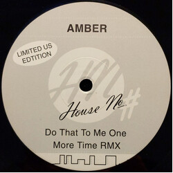 Amber Do That To Me One More Time RMX USED VINYL 12INCH 33 S RPM LIMITED EDITION
