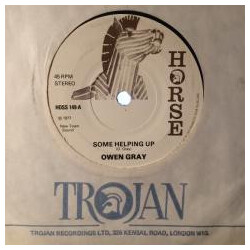 Owen Gray Some Helping Up/ Some Helping Up (Version) Vinyl 7" USED