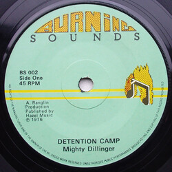 Dillinger / G.G. Allstars Detention Camp USED VINYL 7INCH 45 RPM