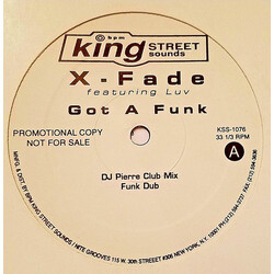 X Fade / Luv Got A Funk USED VINYL 12INCH 33 S RPM PROMO