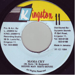 Beenie Man / Risto Benji Mama Cry USED VINYL 7INCH 45 RPM SINGLE