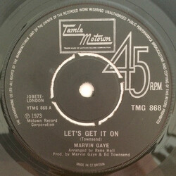Marvin Gaye Let's Get It On USED VINYL 7INCH SINGLE 45 RPM