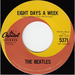 The Beatles Eight Days A Week USED VINYL 7INCH 45 RPM SINGLE