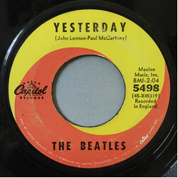The Beatles Yesterday USED VINYL 7INCH 45 RPM SINGLE REISSUE
