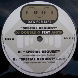 DJ Double G / Anita G Special Request USED VINYL 12INCH 33 S RPM