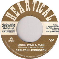Carlton Livingston / Papa Kojak Once Was A Man / Fuss & Fight USED VINYL 7INCH 45 RPM