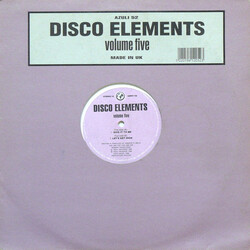Disco Elements Volume Five USED VINYL 12INCH 33 S RPM