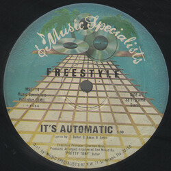 Freestyle It's Automatic USED VINYL 12INCH 33 S RPM STEREO
