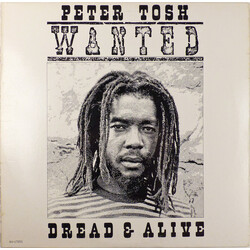 Peter Tosh Wanted Dread & Alive Vinyl LP USED