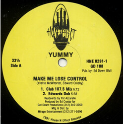 Yummy / Blown Up Make Me Lose Control USED VINYL 12INCH 33 S RPM