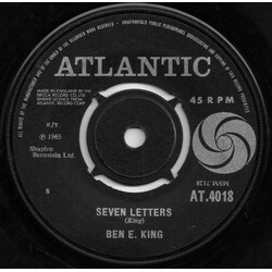 Ben E. King Seven Letters USED VINYL 7INCH 45 RPM SINGLE