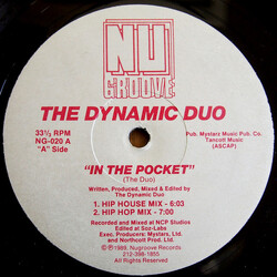 Dynamic Duo (2) In The Pocket USED VINYL 12INCH 33 S RPM