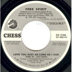 Free Spirit (5) Love You Just As Long As I Can (Disco-Mix) USED VINYL 7INCH 45 RPM PROMO