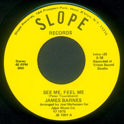 James Barnes See Me, Feel Me USED VINYL 7INCH 45 RPM