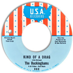 The Buckinghams Kind Of A Drag / You Make Me Feel So Good USED VINYL 7INCH 45 RPM SINGLE STYRENE