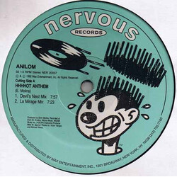 Anilom Hhhhot Anthem USED VINYL 12INCH 33 S RPM