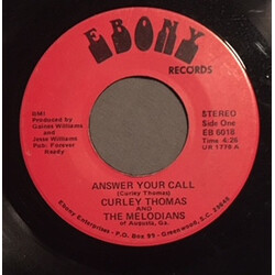 Curly Thomas / The Melodians Answer Your Call USED VINYL 7INCH 45 RPM