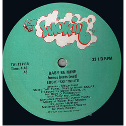 Eddie Ski White Baby Be Mine USED VINYL 12INCH 33 S RPM