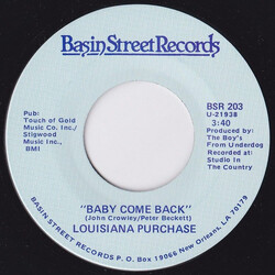 Louisiana Purchase Baby Come Back USED VINYL 7INCH 45 RPM