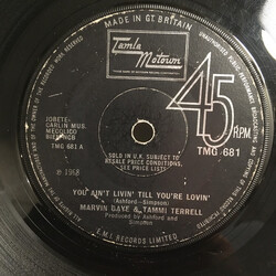 Marvin Gaye / Tammi Terrell You Ain't Livin' Till You're Lovin' USED VINYL 7INCH 45 RPM