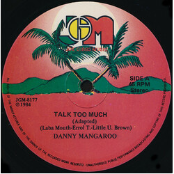 Danny Mangaroo / Little U Brown / Joe Gibbs & The Professionals Talk Too Much / Mix Up USED VINYL 12INCH 45 RPM