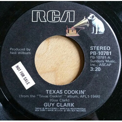Guy Clark Texas Cookin' USED VINYL 7INCH 45 RPM SINGLE