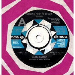 Marty Robbins Walking Piece Of Heaven USED VINYL 7INCH 45 RPM SINGLE PROMO