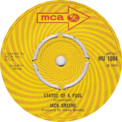 Jack Greene Statue Of A Fool USED VINYL 7INCH 45 RPM SINGLE