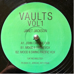 Janet Jackson Vaults Vol 1 USED VINYL 12INCH 33 S RPM 45 RPM UNOFFICIAL RELEASE