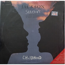 Michael Jackson Scream / Childhood USED VINYL 12INCH 33 S RPM SINGLE
