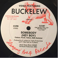 Video / Dyan Buckelew Somebody (Hey Boy) USED VINYL 12INCH 45 RPM
