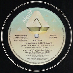 Raydio A Woman Needs Love (Just Like You Do) USED VINYL 12INCH 45 RPM