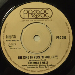 Cashman & West The King Of Rock 'N Roll / Somebody Stole The Sun USED VINYL 7INCH SINGLE