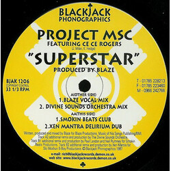 Project MSC / Ce Ce Rogers Superstar USED VINYL 12INCH 33 S RPM