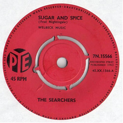 The Searchers Sugar And Spice USED VINYL 7INCH SINGLE 45 RPM