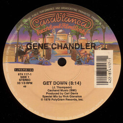 Gene Chandler / Edwin Starr Get Down / Contact USED VINYL 12INCH 33 S RPM REISSUE