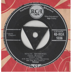 Perry Como / Mitchell Ayres And His Orchestra / The Ray Charles Singers Magic Moments / Catch A Falling Star USED VINYL 7INCH 45 RPM SINGLE