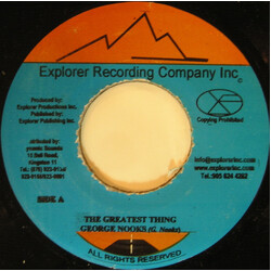 George Nooks The Greatest Thing USED VINYL 7INCH 45 RPM
