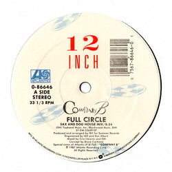 Company B Full Circle USED VINYL 12INCH 33 S RPM SINGLE