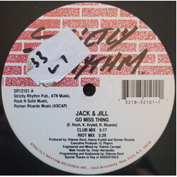 Jack & Jill Go Miss Thing USED VINYL 12INCH 33 S RPM