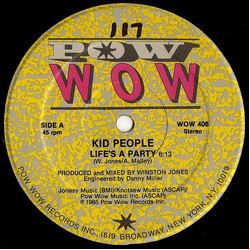 Kid People Life's A Party USED VINYL 12INCH 45 RPM