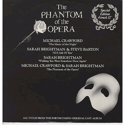 Michael Crawford / Sarah Brightman / Steve Barton / Andrew Lloyd Webber Phantom Of The Opera (Special Edition 4 Track 12") USED VINYL 12INCH 45 RPM