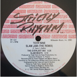 Tech Nine Slam Jam (The Remix) USED VINYL 12INCH 33 S RPM