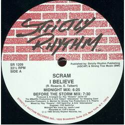 Scram (2) I Believe USED VINYL 12INCH 33 S RPM