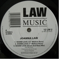 Joanna Law Warm Love USED VINYL 12INCH