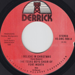 Texas Boys' Choir / Ed Bernet I Believe In Christmas / Jingles USED VINYL 7INCH 45 RPM