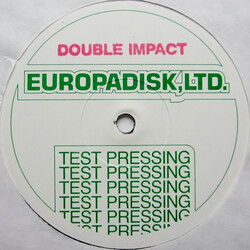 Double Impact (2) The Manic Track USED VINYL 12INCH 33 S RPM TEST PRESSING