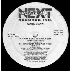 Carl Bean I Was Born This Way USED VINYL 12INCH PROMO 33 S RPM