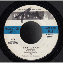 Rick (80) / The Ric-A-Shays (2) Running Bear / The Drag USED VINYL 7INCH 45 RPM PROMO MONO